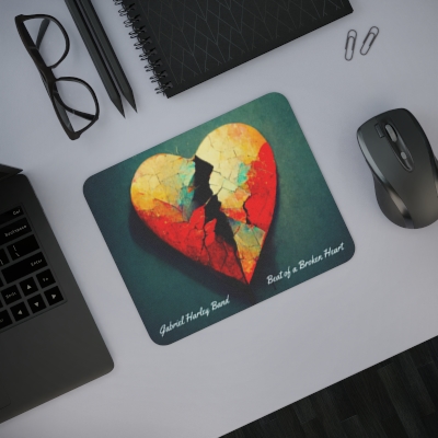 Beat of a Broken Heart Mouse Pad