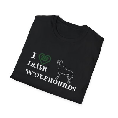 I love Irish Wolfhounds: T-Shirt