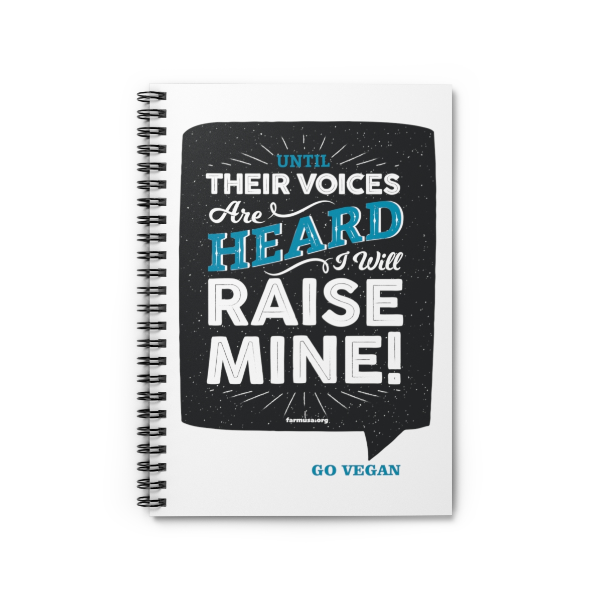 Until Their Voices: Spiral Notebook - Ruled Line product thumbnail image