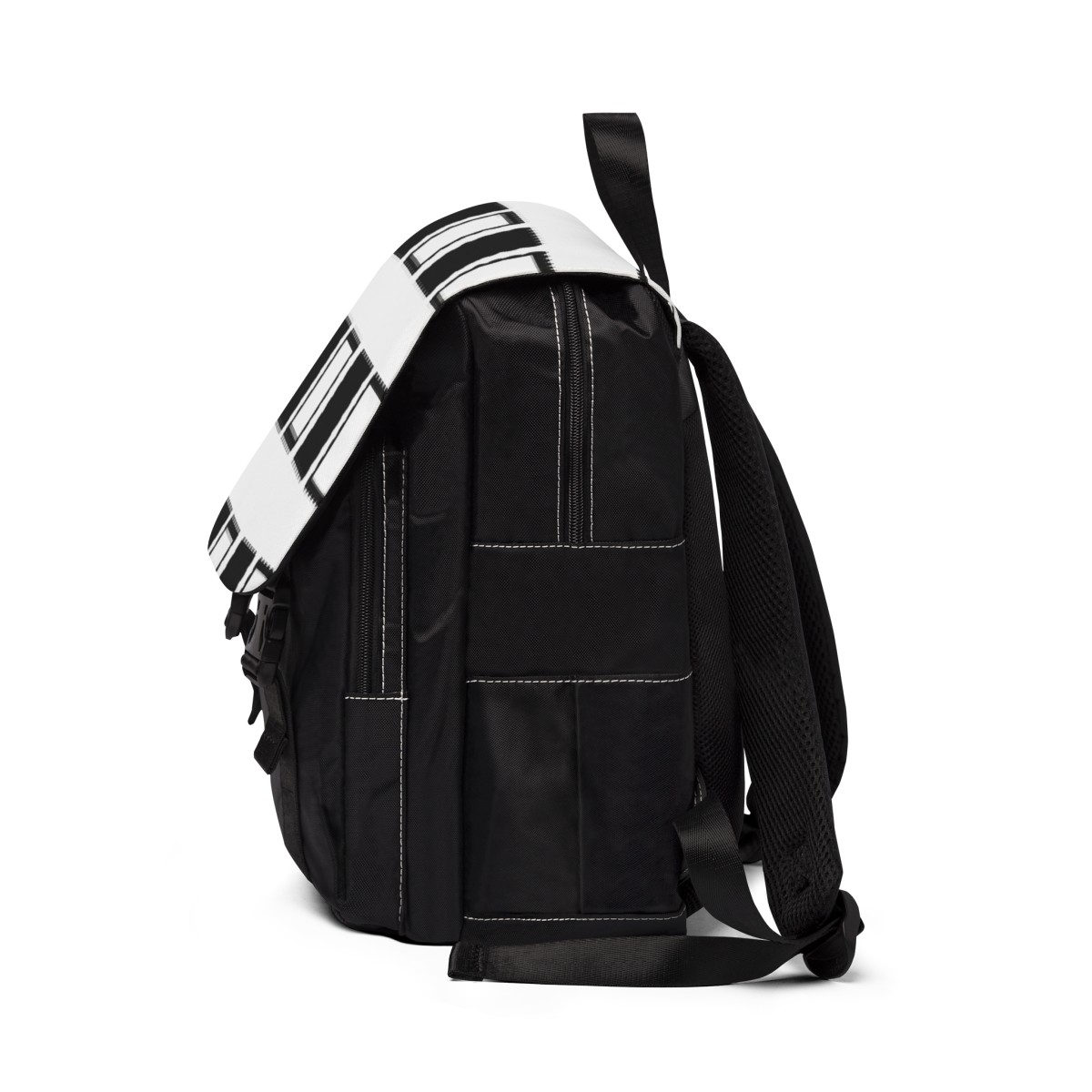 Unisex Backpack Black White product thumbnail image