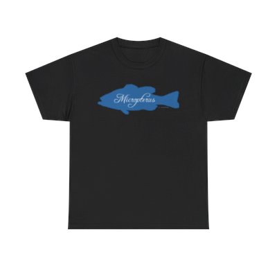 Micropterus by: BTDarters | Bass Shirt | Fish Shirt | Fishing Shirt | Unisex Heavy Cotton Tee