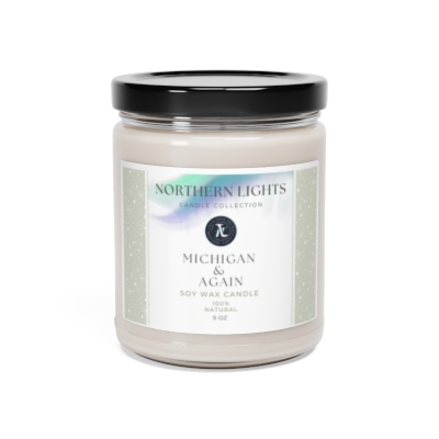 Michigan & Again Scented Soy Candle, 9oz