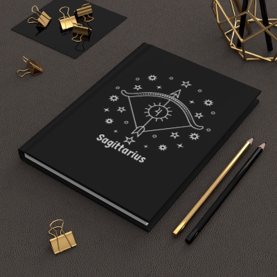 Astrology Zodiac Sagittarius Hardcover Journal Matte