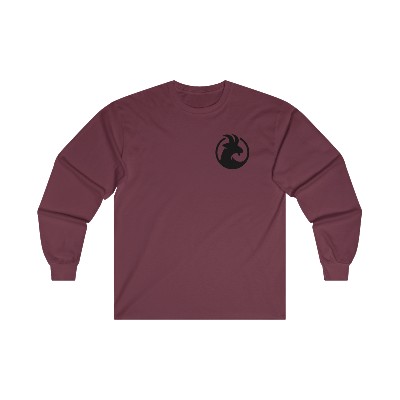 Ultra Cotton Long Sleeve Tee FG Logo: "Greatest. Of. All. Time"
