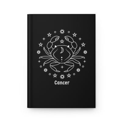 Astrology Zodiac Cancer Hardcover Journal Matte