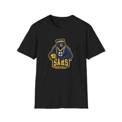 SAHS Boys Basketball Mascot Logo (Front and Back ) T-shirt