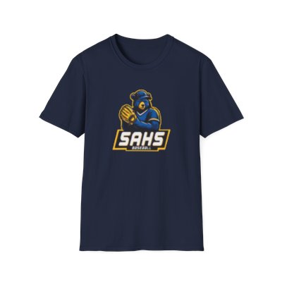 SAHS Baseball Mascot Logo (Front and Back ) T-shirt