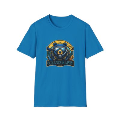 SAHS Oceanography Club Mascot Logo (Front and Back ) T-shirt