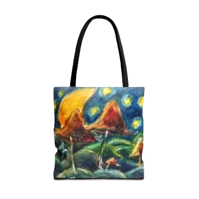 Psychedelic Peaks Tote Bag - Carry the Colors of the Mountains!