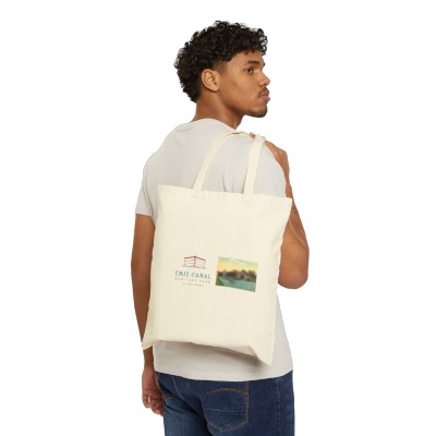 Old Erie Canal Heritage Park Cotton Canvas Tote Bag