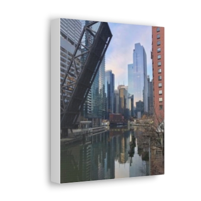 Chicago Reflection Canvas Gallery Wraps