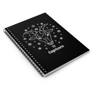 Copy of Astrology Zodiac Aquarius Spiral Notebook - Ruled Line