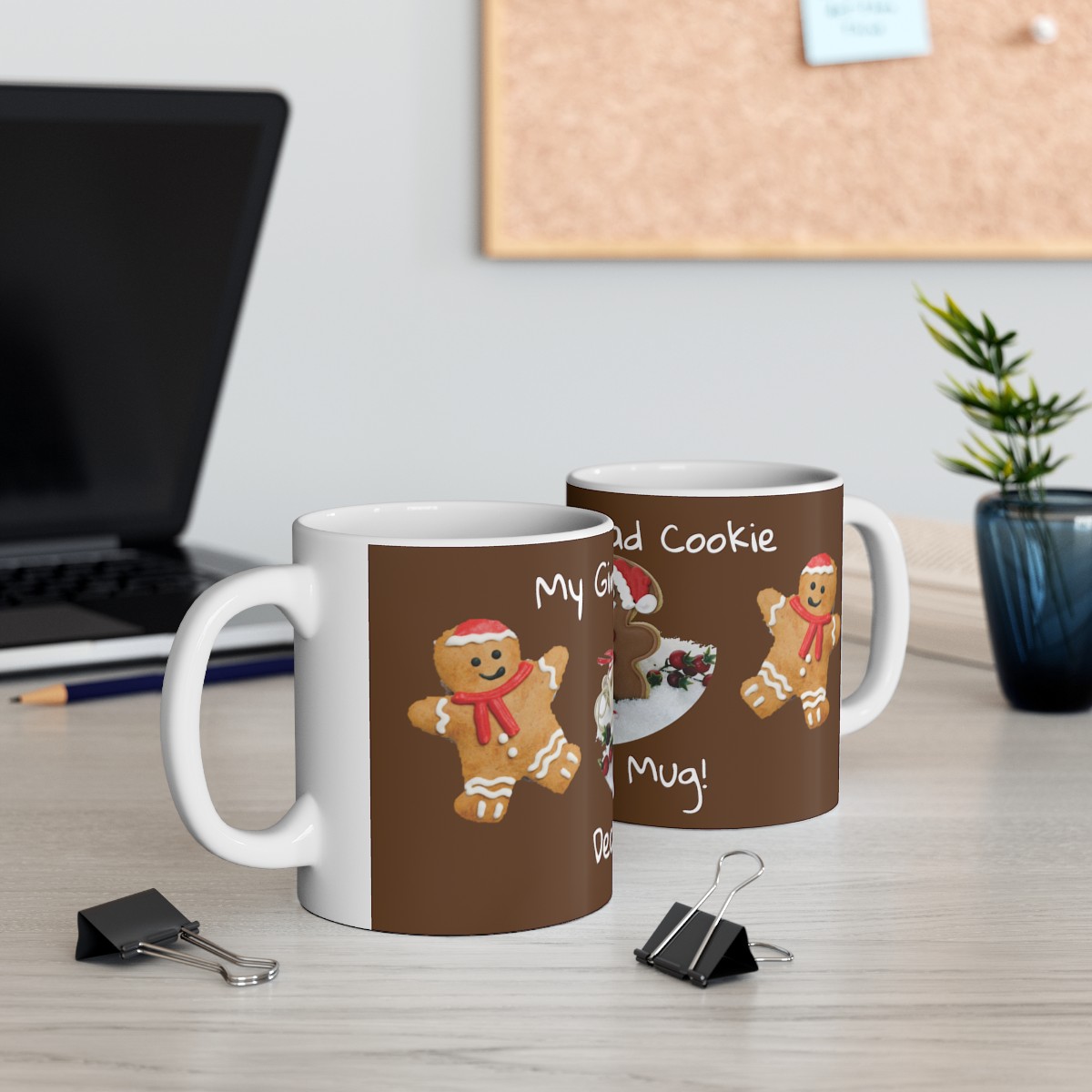Whimsical Wonderland: My Gingerbread Cookie Decorating Mug! - Ceramic Mug 11oz product thumbnail image