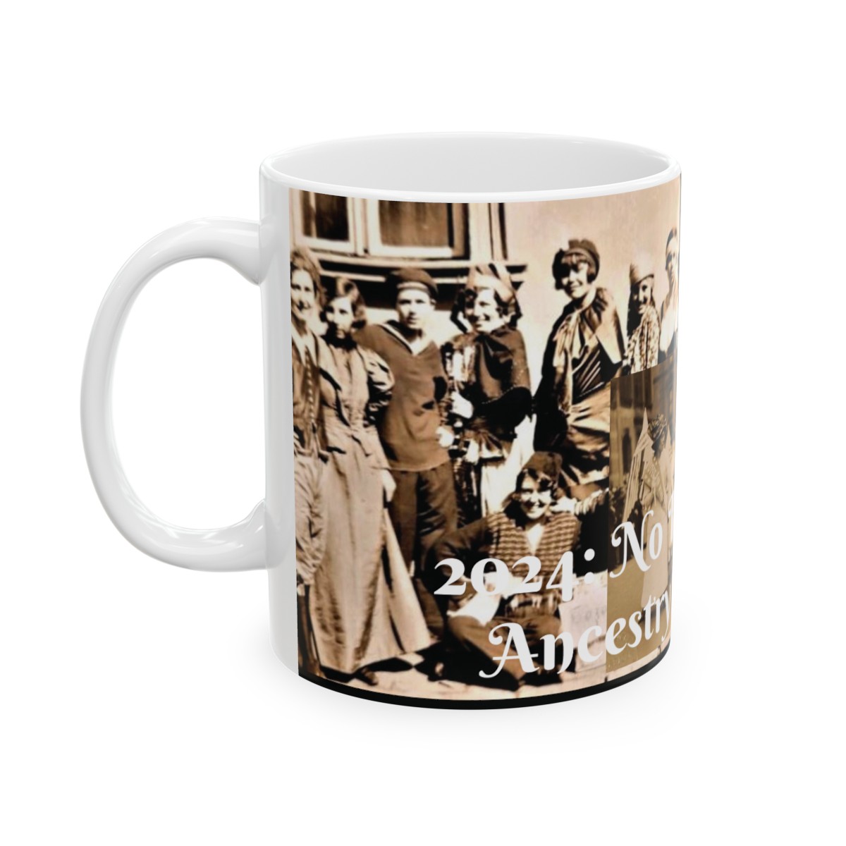 2024: Heritage Harmony Mug – No Political Fray, Ancestry Every Day! - Ceramic Mug 11oz product thumbnail image