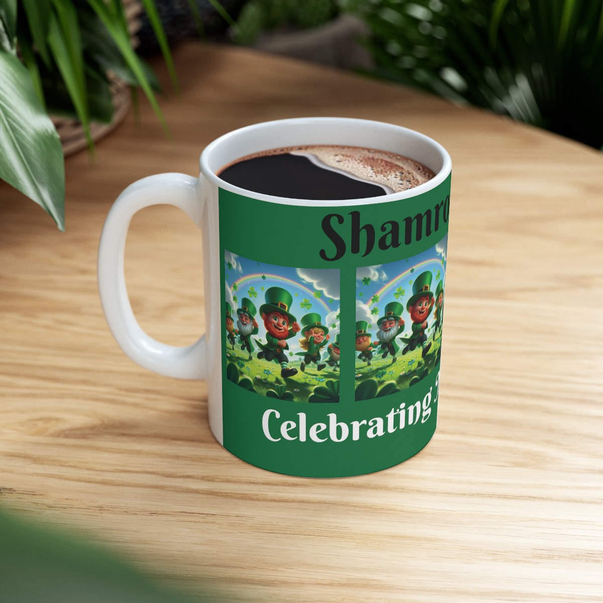 Irish Genealogy Gift - Shamrock Pride: Celebrating My Irish Roots - Ceramic Genealogy Mug 11oz for Genealogists Family History product thumbnail image