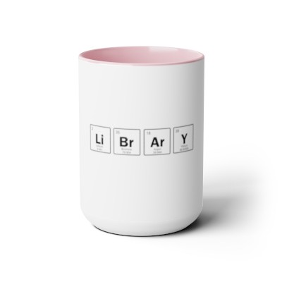 Library Two-Tone Coffee Mug 15oz