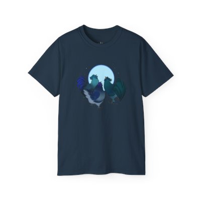 Blue Rooster Moon - Unisex Ultra Cotton Tee