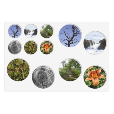 6x4 Landscape Scenery Sticker Sheets