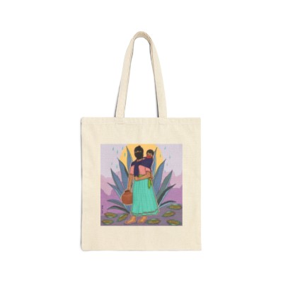 "Defenders of earth" Cotton Canvas Tote Bag