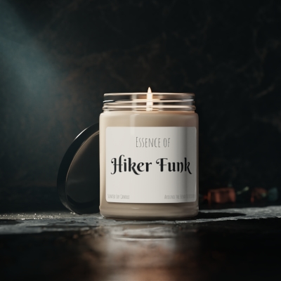 Scented Soy Candle, 9oz - Essence of Hiker Funk