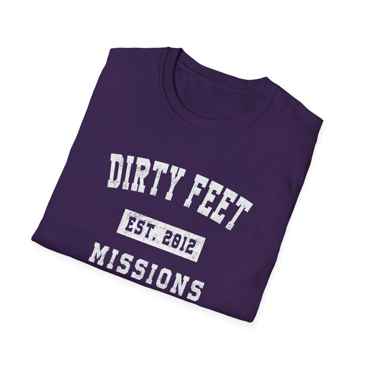 Dirty Feet Missions Unisex EST T-Shirt product thumbnail image