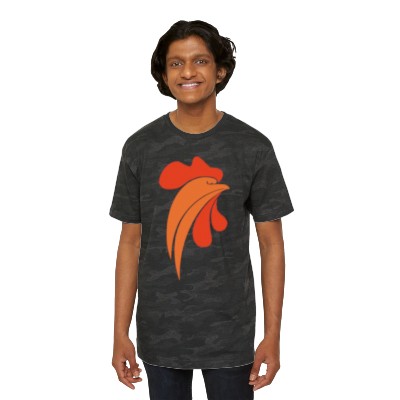 The Compassionate Activist Network Rooster Returns in this Men's Fine Jersey Tee