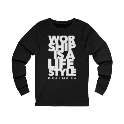 Worship is a Lifestyle Unisex Jersey Long Sleeve Tee