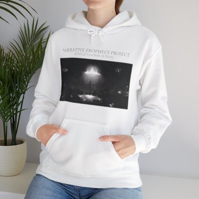 Narrative Prophecy Project | Unisex Hoodie (White & Black)