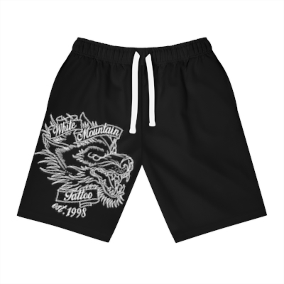 Wolf Head by Steve Gillespie Basketball Shorts 