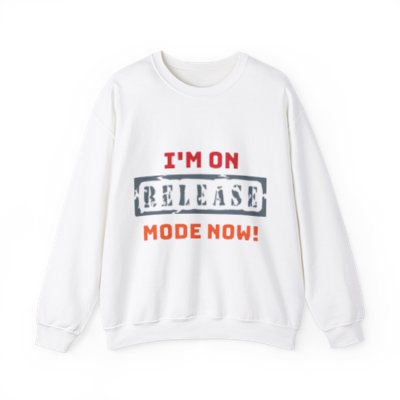 Unisex Sweatshirt Retreat Experience 'Release Mode Activated' Sweatshirt Cozy Wellness Attire for Mindful Moments, Yoga Bliss, and Tranquil Retreats. Embrace Comfort, Let Go, and Breathe Deeply in Style