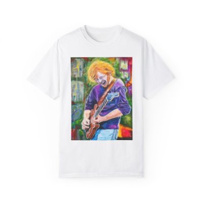 Trey Anastasio Art by Kira Matos, Unisex Garment-Dyed T-shirt