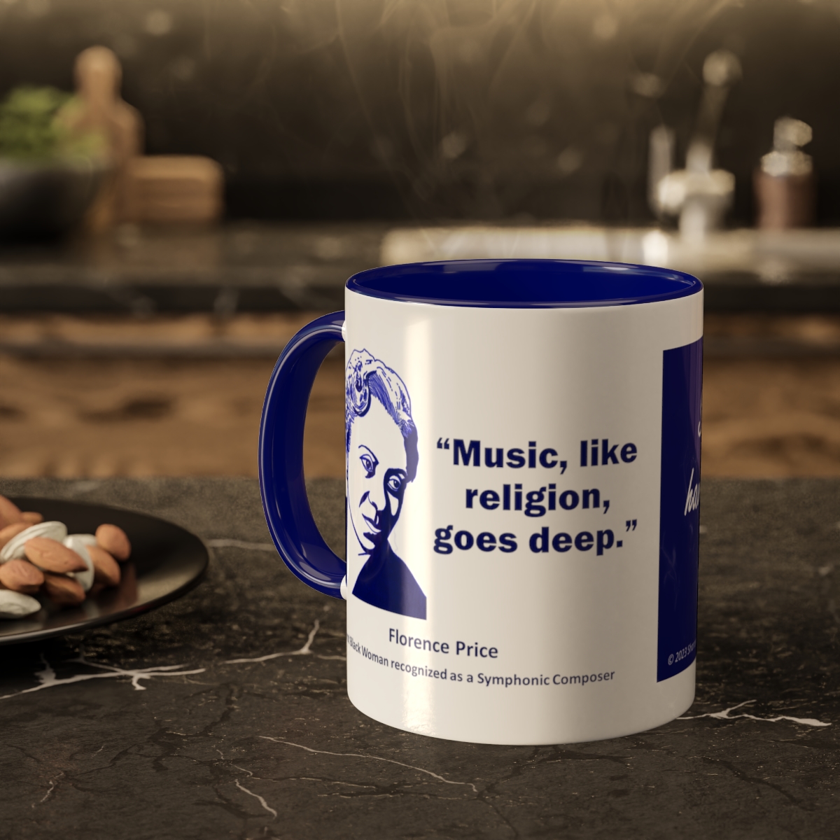Florence Price Mug "Music, like religion, goes deep" product thumbnail image