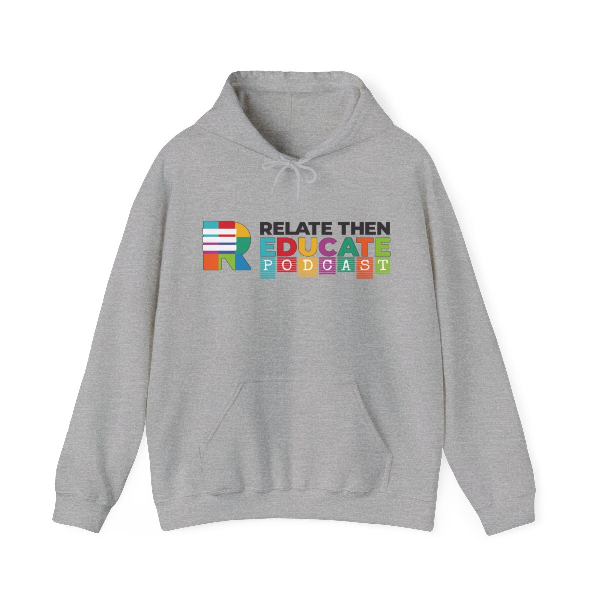 Relate Then Educate Podcast - Unisex Heavy Blend Hooded Sweatshirt for Teachers product thumbnail image