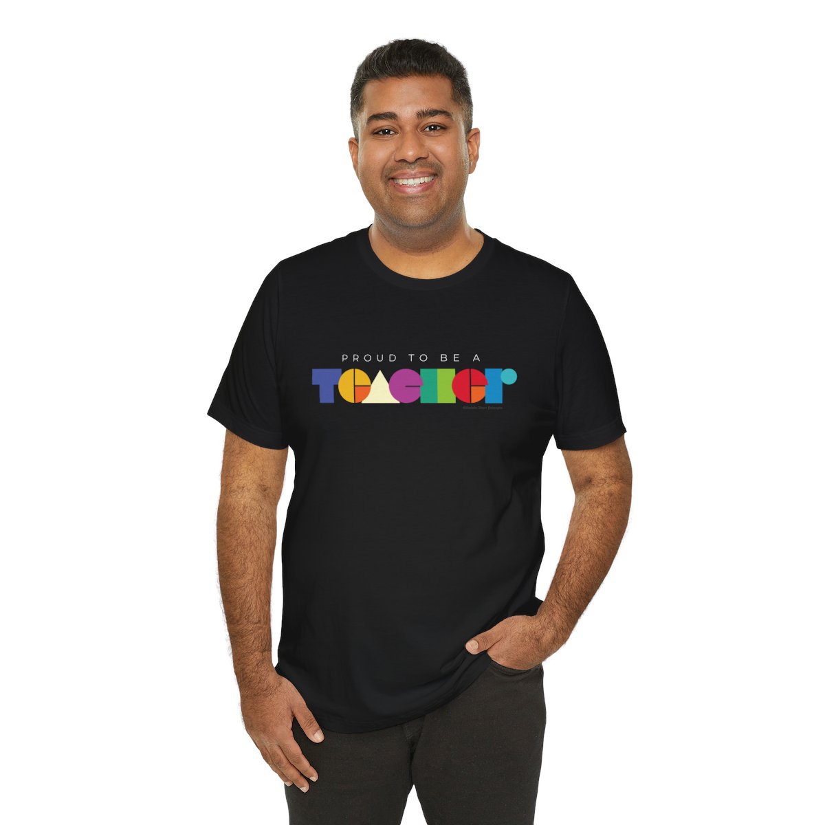 Proud to be a Teacher - Unisex Jersey Short Sleeve Tee for Teachers product thumbnail image