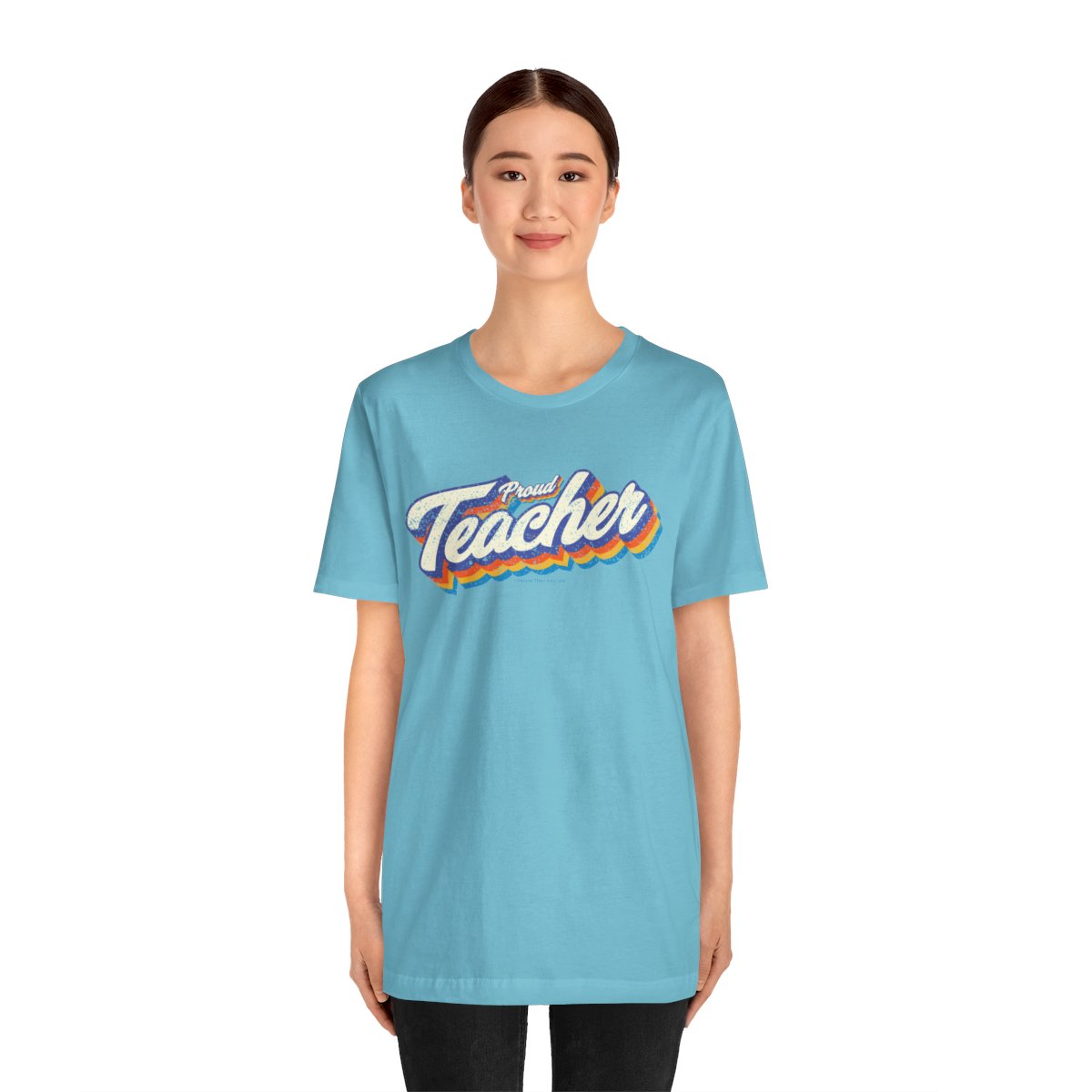 Proud Teacher - Unisex Jersey Short Sleeve Tee for Teachers product thumbnail image