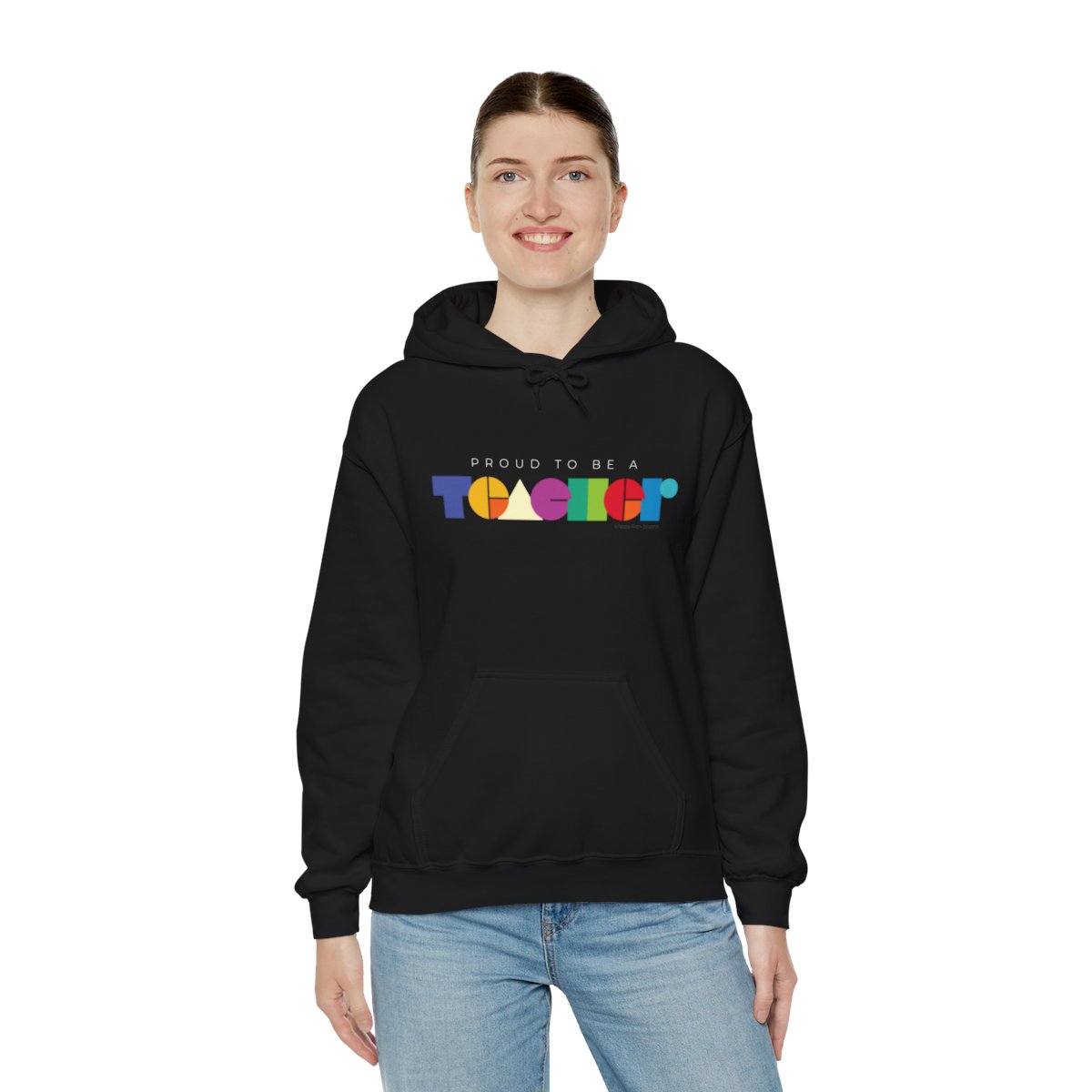 Proud to be a Teacher - Unisex Heavy Blend Hooded Sweatshirt for Teachers product thumbnail image