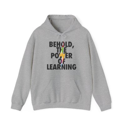 Power of Learning - Unisex Heavy Blend Hooded Sweatshirt for Teachers