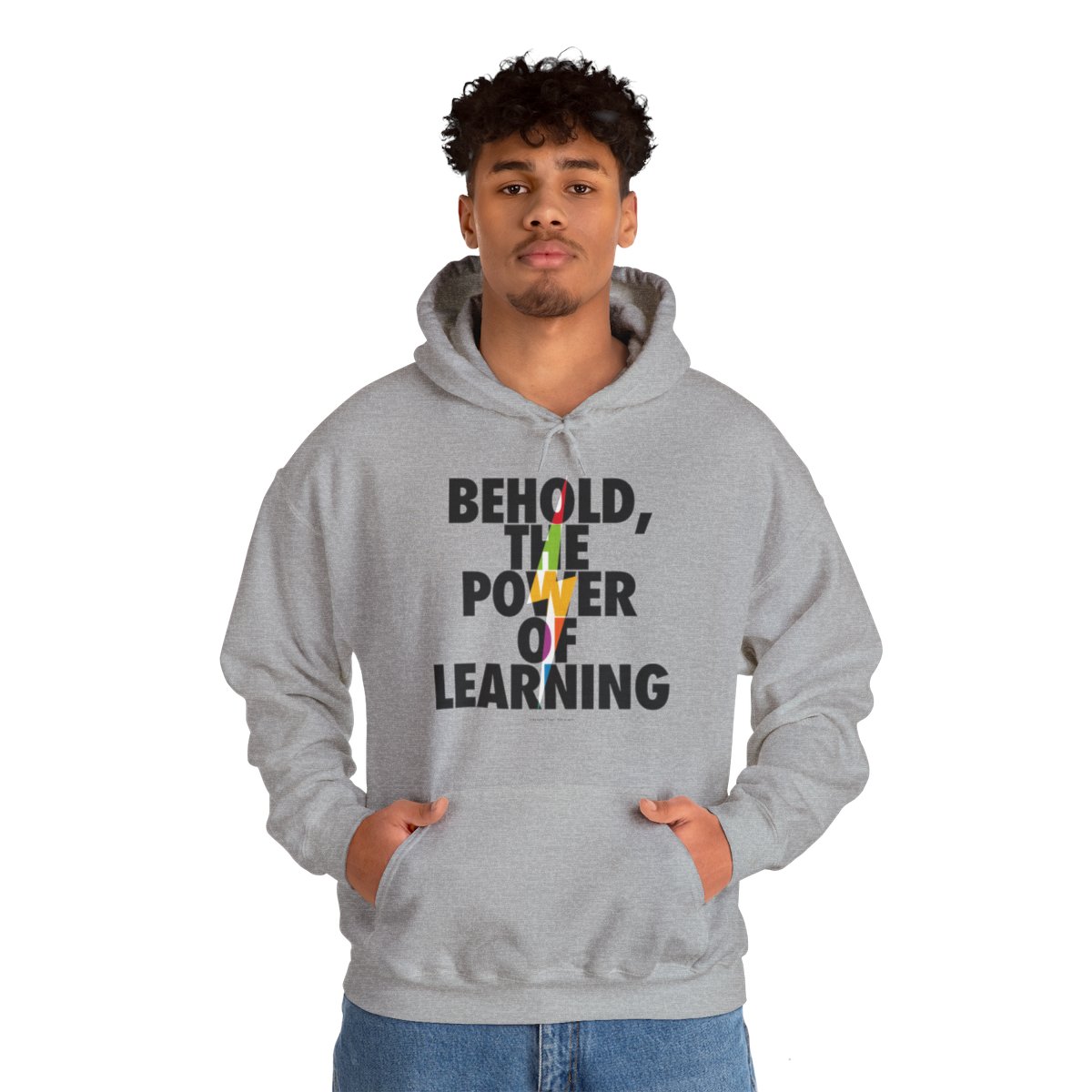 Power of Learning - Unisex Heavy Blend Hooded Sweatshirt for Teachers product thumbnail image