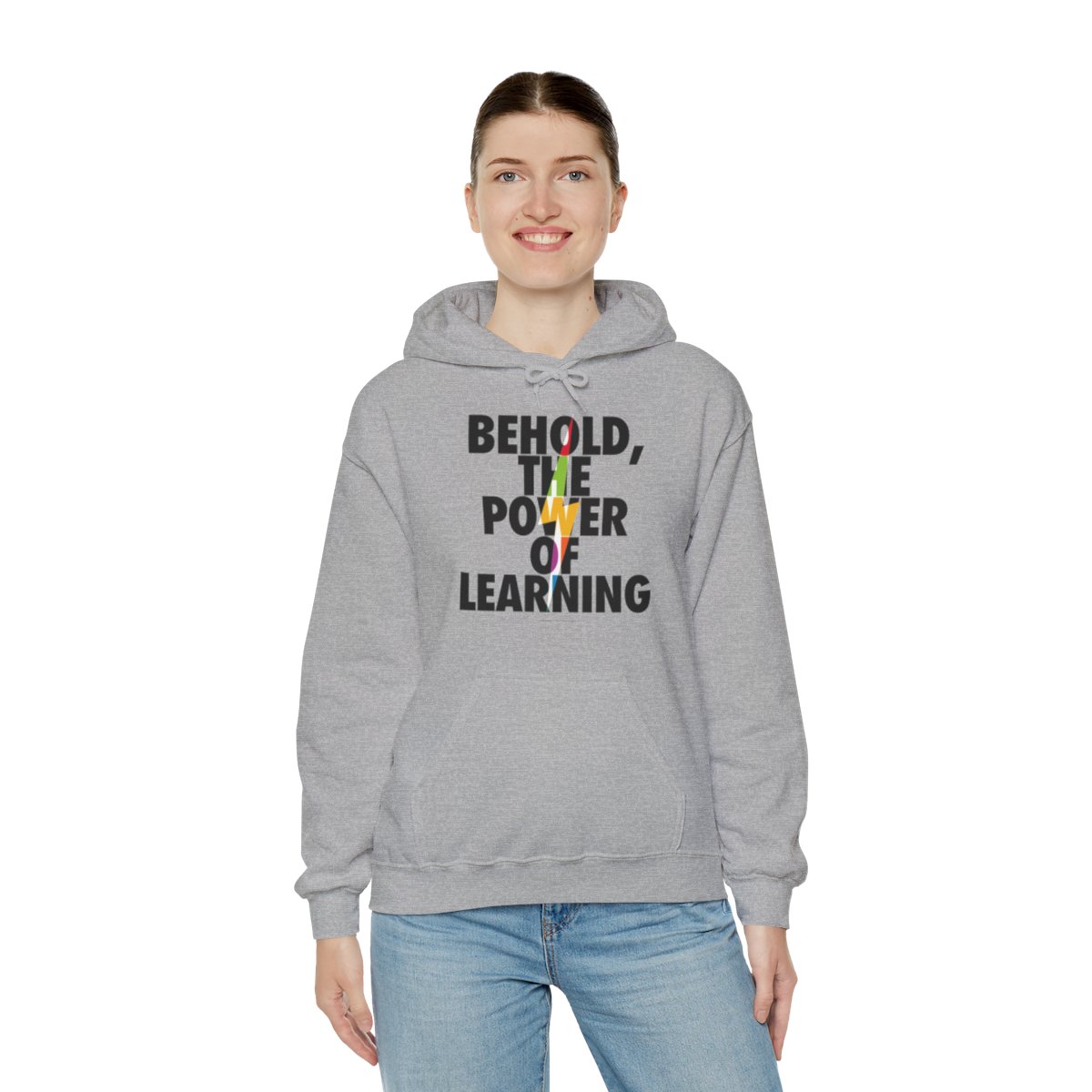 Power of Learning - Unisex Heavy Blend Hooded Sweatshirt for Teachers product thumbnail image