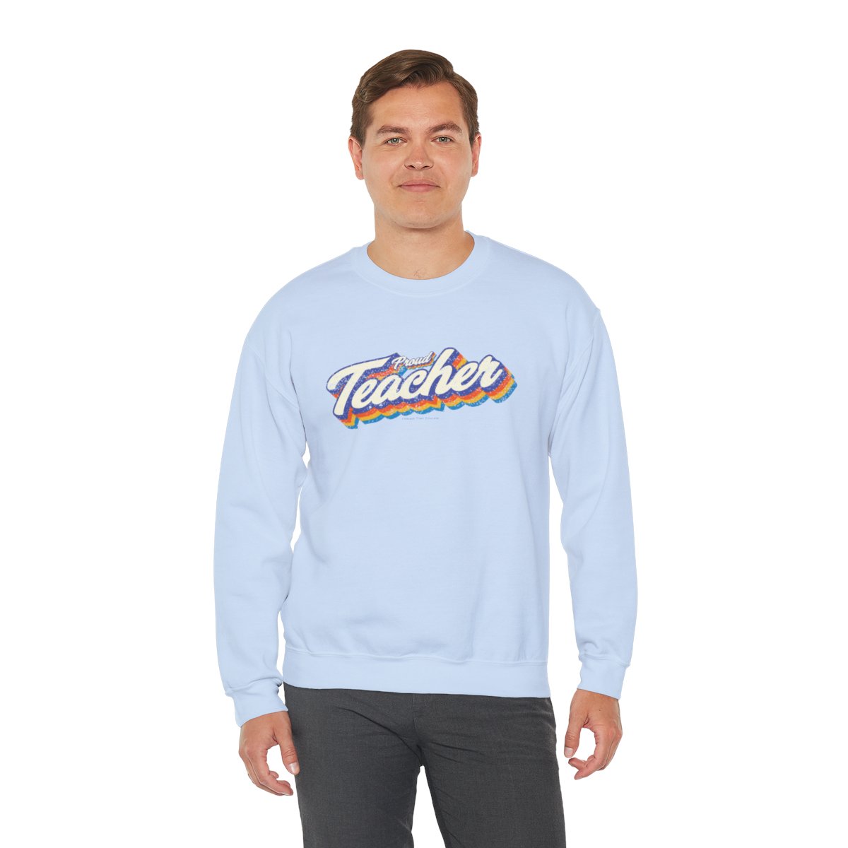 Proud Teacher - Unisex Heavy Blend Crewneck Sweatshirt for Teachers product thumbnail image