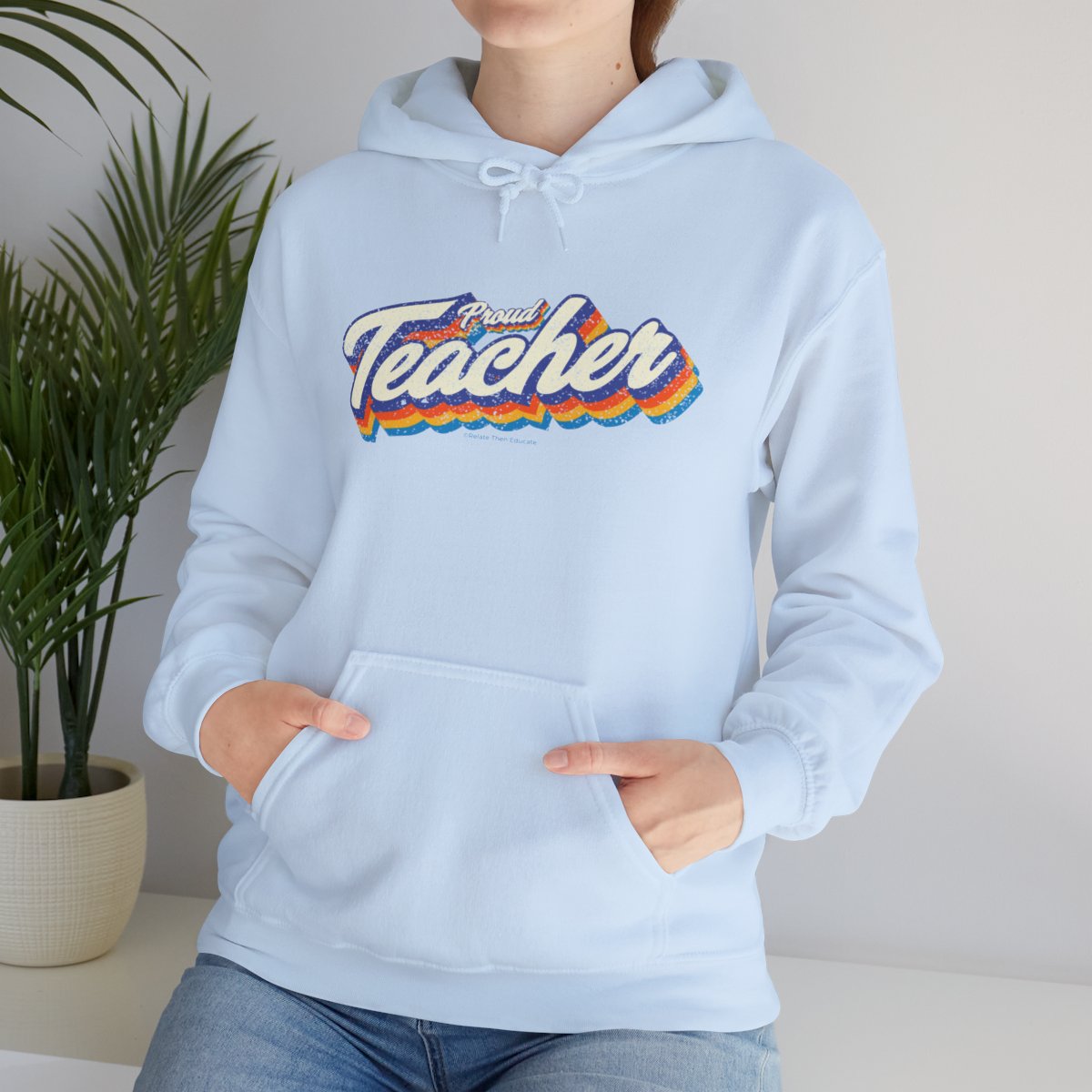 Proud Teacher - Unisex Heavy Blend Hooded Sweatshirt for Teachers product thumbnail image
