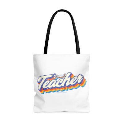 Proud Teacher Tote Bag for Teachers