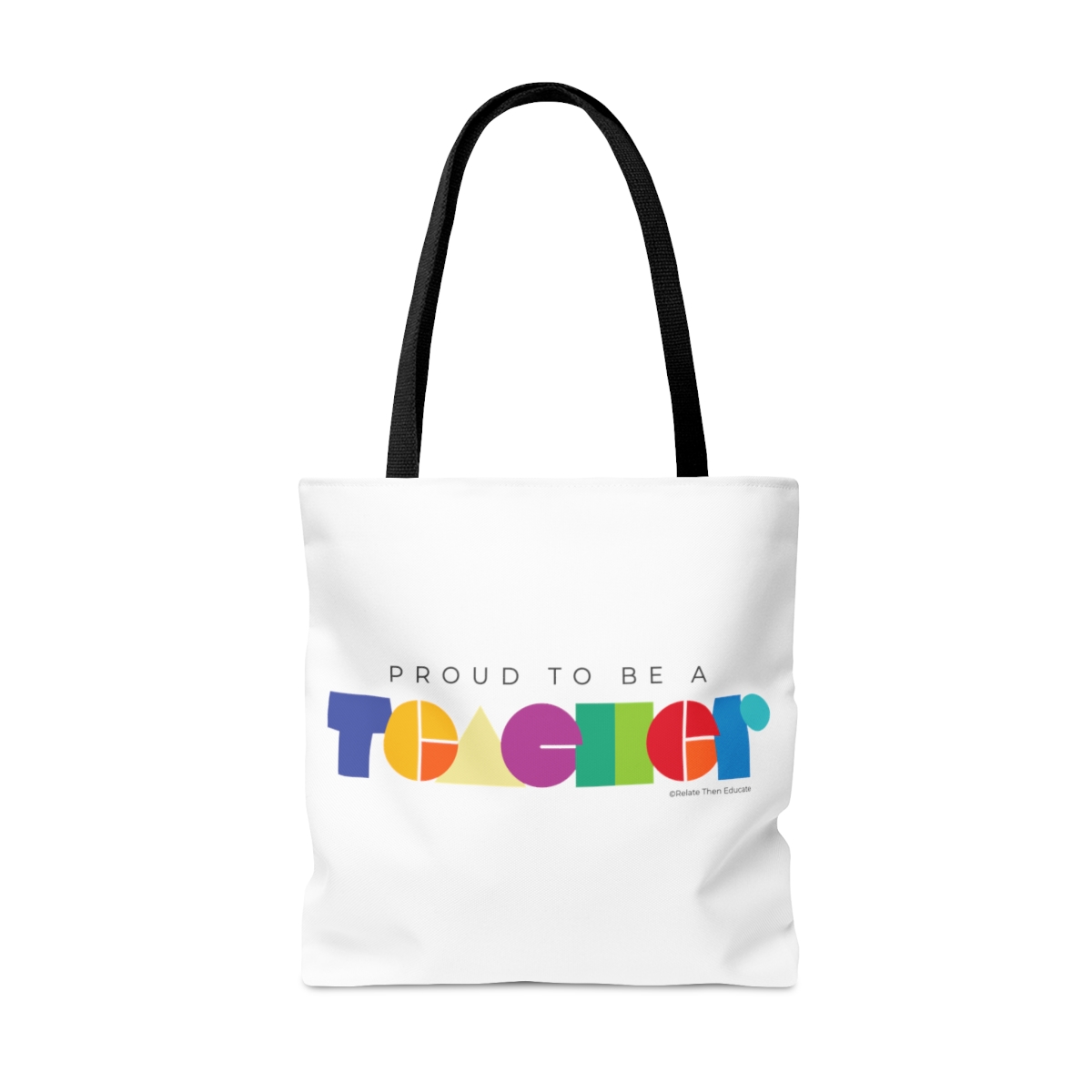 Proud to be a Teacher Tote Bag for Teachers product thumbnail image