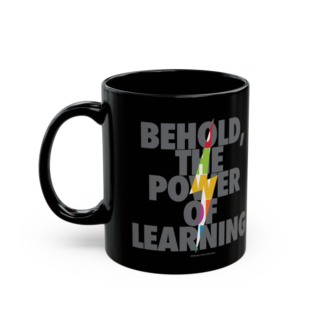 The Power of Learning - 11oz Black Mug for Teachers product thumbnail image