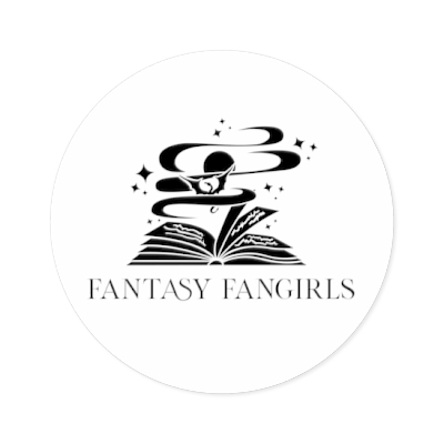 Fantasy Fangirls Round Sticker (Black)