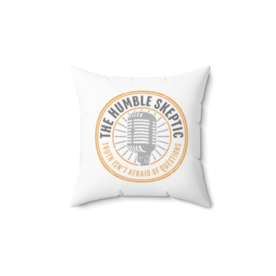Polyester Square Pillow (HS logo + slogan)