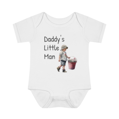 Infant Baby Rib Bodysuit - Daddy's Little Man