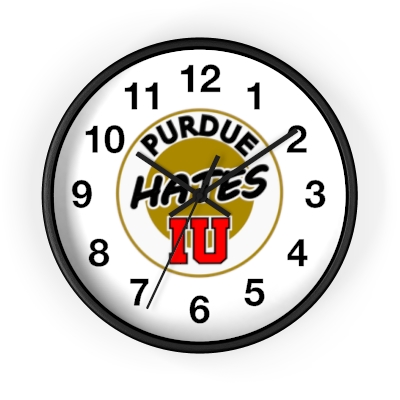 Purdue Hates IU Wall Clock