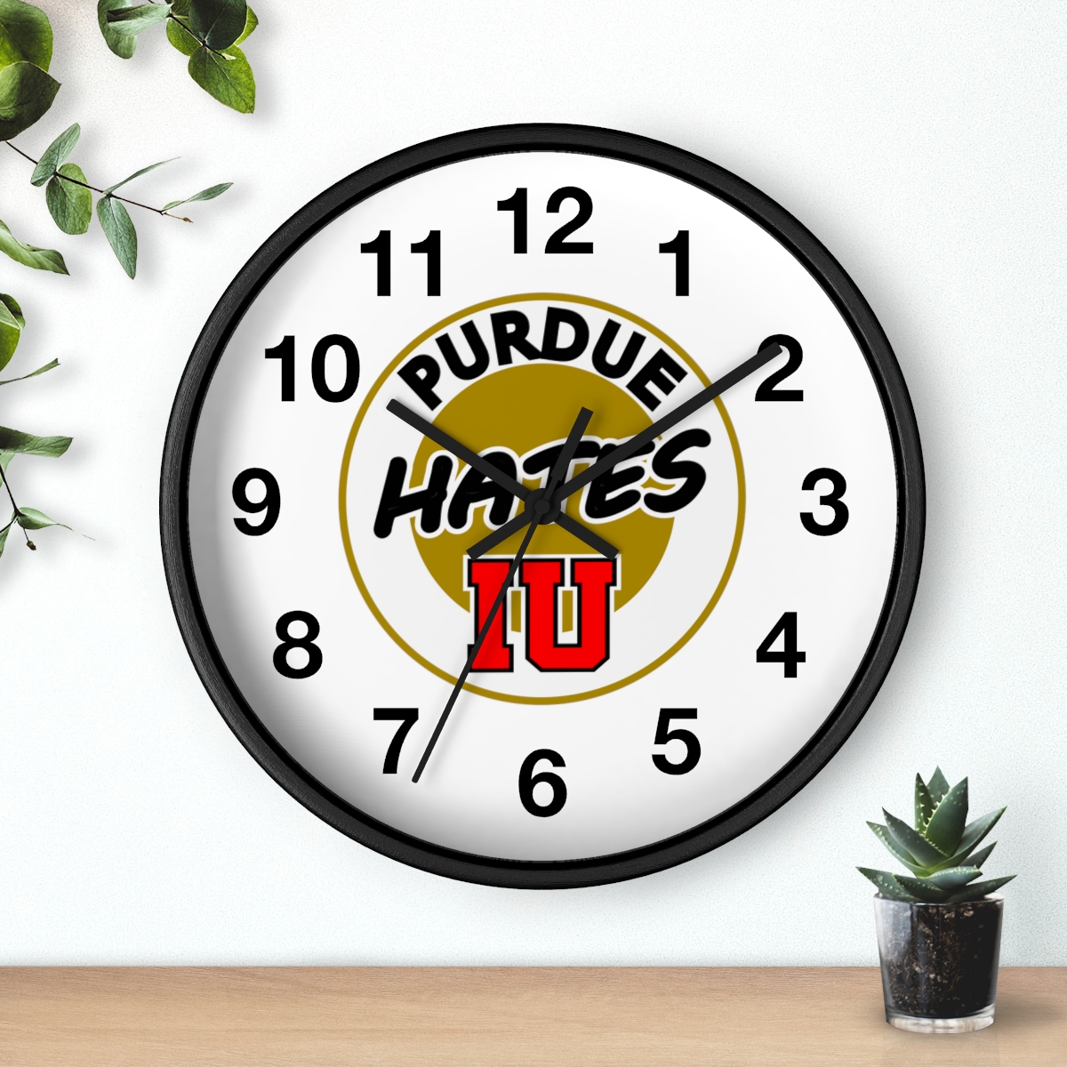 Purdue Hates IU Wall Clock product thumbnail image