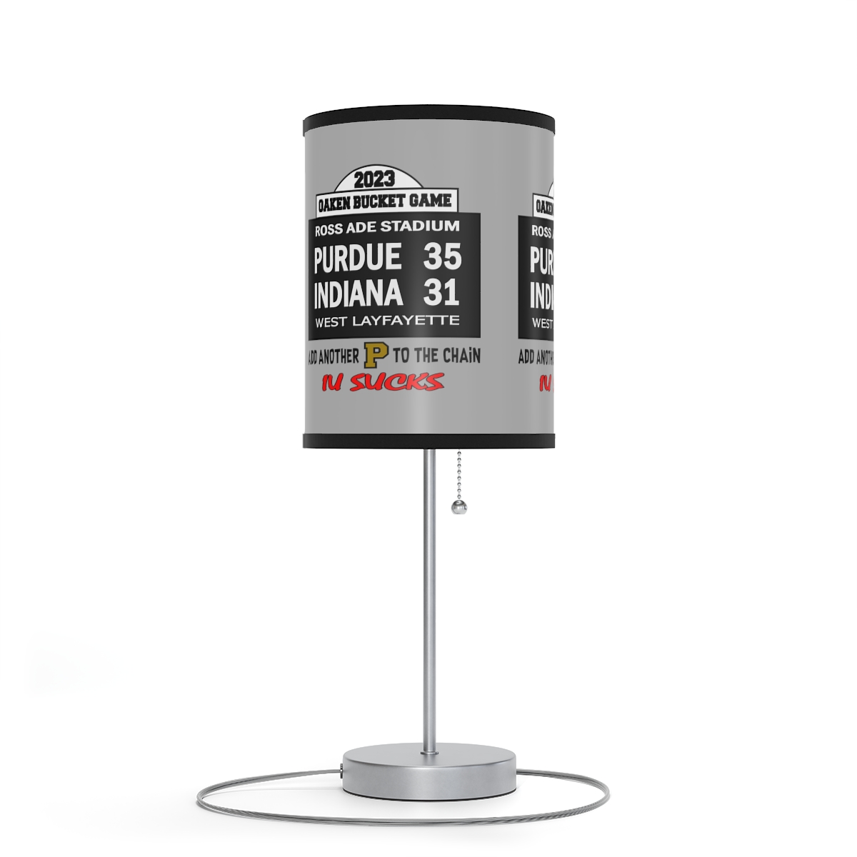 Purdue Hates IU 2023 Oaken Bucket Game Lamp on a Stand, US|CA plug product thumbnail image